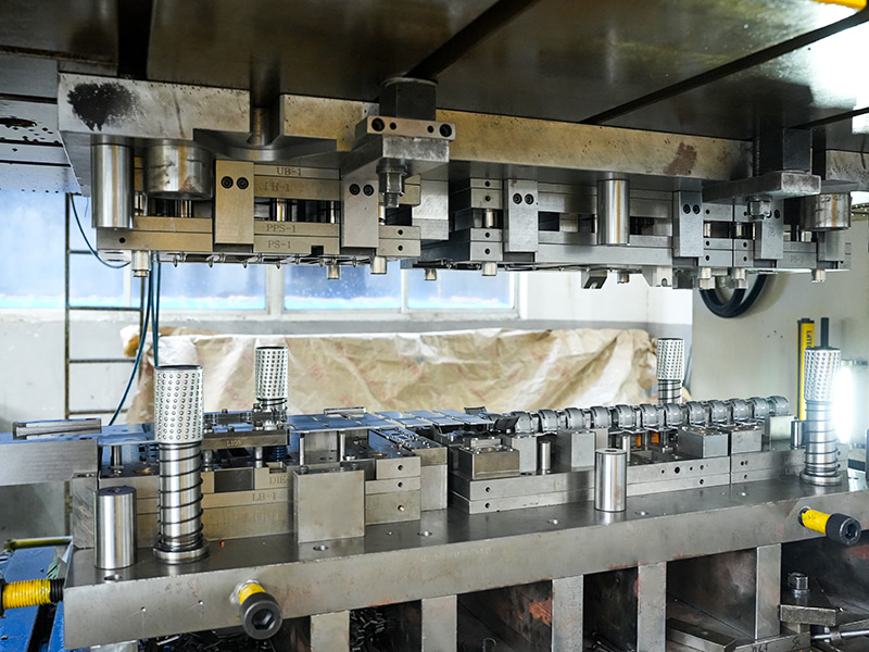 Materialstreifen und Schimmel